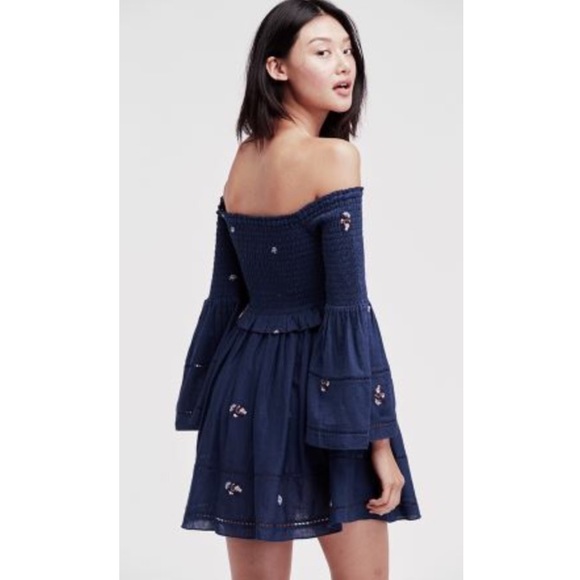 Free People Counting Daisies Embroidered Mini - Picture 2 of 8